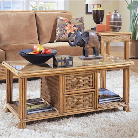 Cocktail Table with Two Drawers